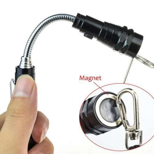 Flexi Torch 3-LED Telescopic Flexible Bendable Magnetic Pick-Up Tool Flashlight. Collections allowed