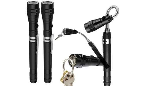 Flexi Torch 3-LED Telescopic Flexible Bendable Magnetic Pick-Up Tool Flashlight. Collections allowed