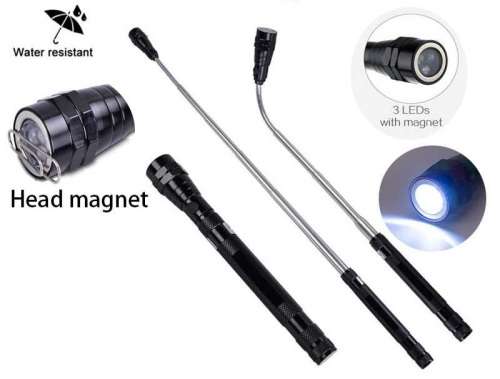 Flexi Torch 3-LED Telescopic Flexible Bendable Magnetic Pick-Up Tool Flashlight. Collections Allowed