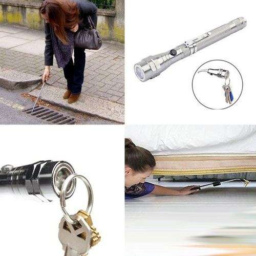 Flexi Torch 3-LED Telescopic Flexible Bendable Magnetic Pick-Up Tool Flashlight. Collections Allowed