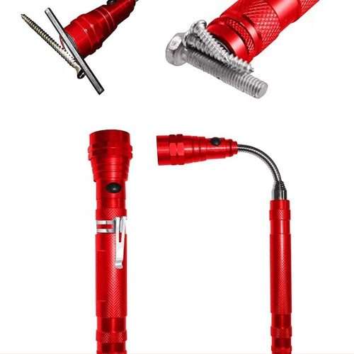 Flexi Torch 3-LED Telescopic Flexible Bendable Magnetic Pick-Up Tool Flashlight. Collections Allowed