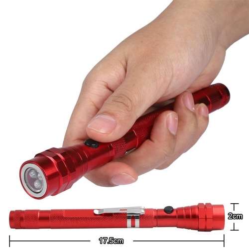 Flexi Torch 3-LED Telescopic Flexible Bendable Magnetic Pick-Up Tool Flashlight. Collections Allowed