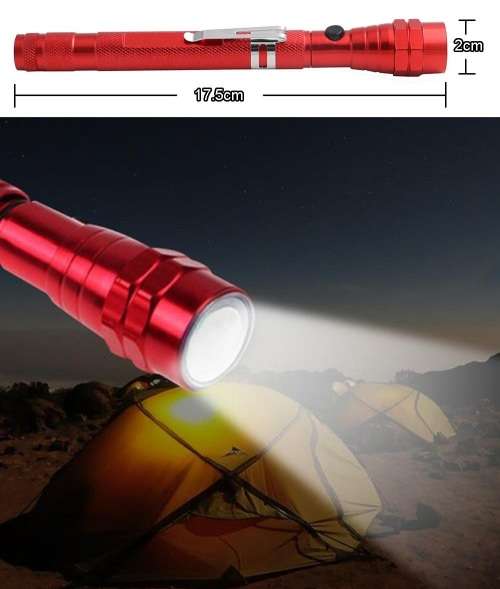 Flexi Torch 3-LED Telescopic Flexible Bendable Magnetic Pick-Up Tool Flashlight. Collections Allowed