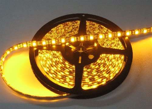 LED Strips Lights 12V Waterproof Dustproof SMD5050 YELLOW Colour 5-metre Rolls. Collections Allowed.