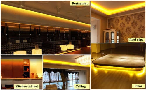 LED Strips Lights 12V Waterproof Dustproof SMD5050 YELLOW Colour 5-metre Rolls. Collections Allowed.