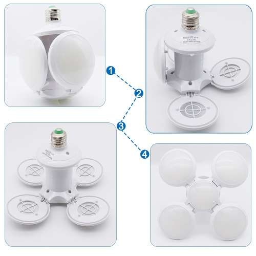 LED Lamp Foldable UFO Football Design 220V NEW Novelty Design. Collections are allowed.