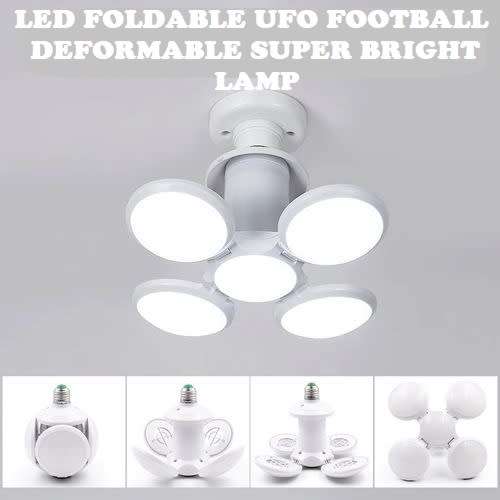 LED Lamp Foldable UFO Football Design 220V NEW Novelty Design. Collections are allowed.