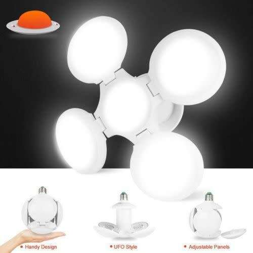 LED Lamp Foldable UFO Football Design 220V NEW Novelty Design. Collections are allowed.