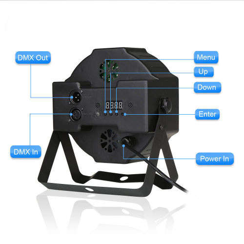 Disco Stage Party LED Light 54 LED Flat PAR DJ Light. Collections allowed.