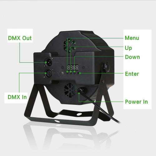 Disco Stage Party LED Light 54 LED Flat PAR DJ Light. Collections allowed.