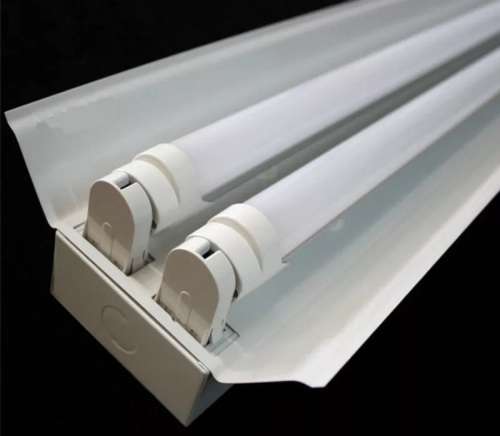 T8 Double Open Channel LED Tube Light Fitting with Reflector 1500mm 5ft 1.5m. Collections allowed
