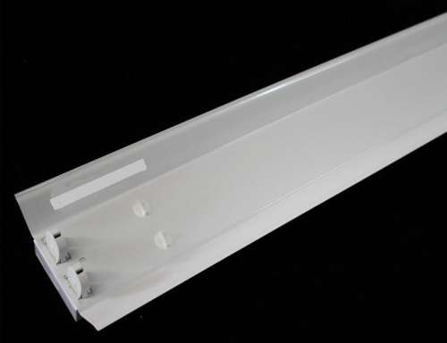 T8 Double Open Channel LED Tube Light Fitting with Reflector 1500mm 5ft 1.5m. Collections allowed