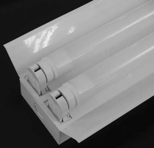 T8 Double Open Channel LED Tube Light Fitting with Reflector 1500mm 5ft 1.5m. Collections allowed
