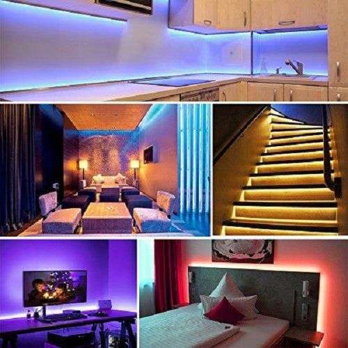 MultiColour LED Strip Lights 5m RGB 220V Complete Turnkey Kit (Ready To Use). Collections Allowed.