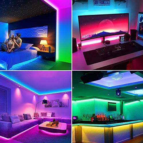 MultiColour LED Strip Lights 5m RGB 220V Complete Turnkey Kit (Ready To Use). Collections Allowed.