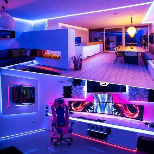 MultiColour LED Strip Lights 5m RGB 220V Complete Turnkey Kit (Ready To Use). Collections Allowed.
