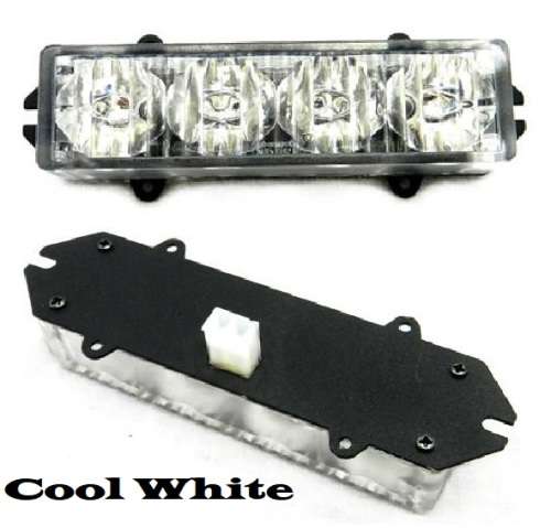 Cool White LED Grille Cluster Flash Strobe LED Lights 16LEDs (4x4pces of LEDs). Collections Allowed.