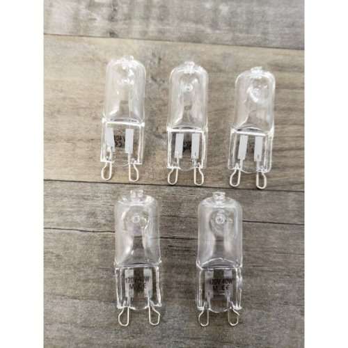 35W AC220V G9 Halogen Light Bulbs. Warm White Halogen Globes, Capsules, Lamps. Collections Allowed.