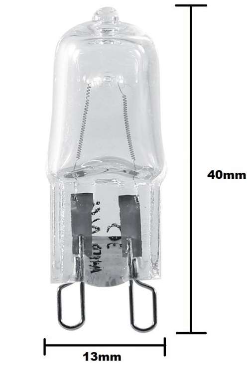 35W AC220V G9 Halogen Light Bulbs. Warm White Halogen Globes, Capsules, Lamps. Collections Allowed.