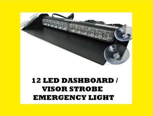 LED Windscreen Vehicle Strobe Dashboard Light in Amber / Yellow / Orange. Collections are allowed.