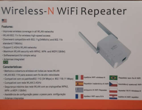Wireless-N WiFi Repeater Mini Router / Range Extender for All WLAN Networks. Collections are allowed
