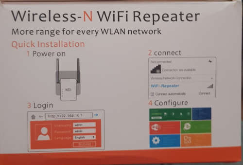 Wireless-N WiFi Repeater Mini Router / Range Extender for All WLAN Networks. Collections are allowed