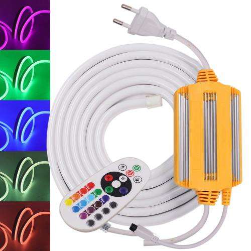MultiColour RGB LED Controller and a Remote for 220V LED Strip Neon Flex Light. Collections Allowed.