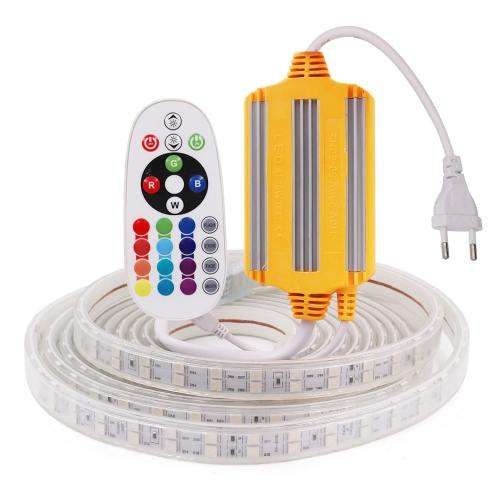 MultiColour RGB LED Controller and a Remote for 220V LED Strip Neon Flex Light. Collections Allowed.