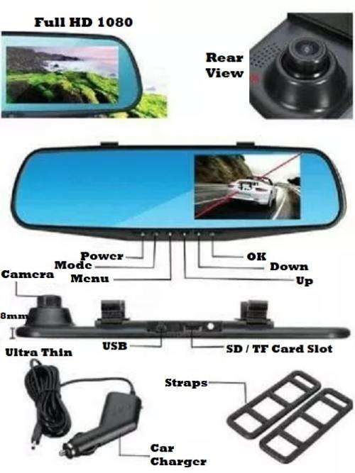 Vehicle Dash Cam Blackbox DVR - Full HD 1080 VISOR DVR.. Collections are allowed.