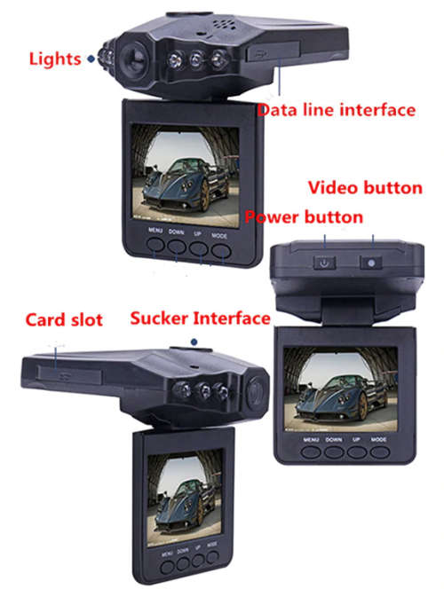 Vehicle Dash Cam HD Portable DVR with 2.5` TFT LCD Screen plus more. Collections are allowed.