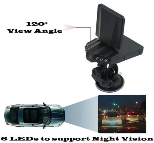 Vehicle Dash Cam HD Portable DVR with 2.5` TFT LCD Screen plus more. Collections are allowed.