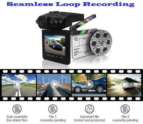 Vehicle Dash Cam HD Portable DVR with 2.5` TFT LCD Screen plus more. Collections are allowed.