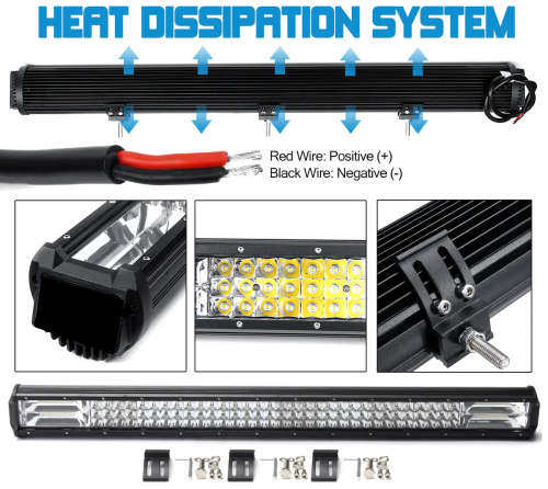 468W LED Tri-Row 7D Reflector Light Bar with Combo Beam. Collections areallowed.