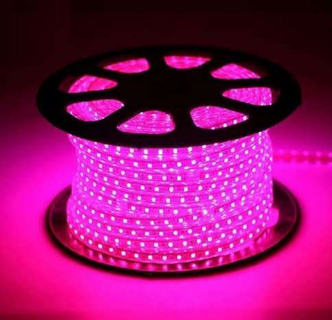 LED Strip Rope Lights 100m PINK 220V Complete Kit With Connector Plug + End Cap. Collections Allowed