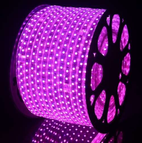 LED Strip Lights: PURPLE/VIOLET 220V Complete With Connector Plug + End Cap. Collections are allowed