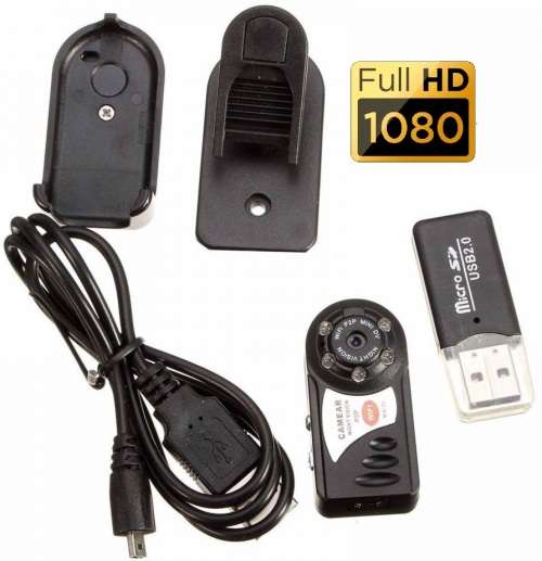 Portable NVR WiFi Q7 P2P Miniature Spy DVR Camera. WiFi Mini Hidden Spy Camera. Collections Allowed.
