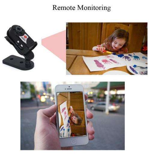 Portable NVR WiFi Q7 P2P Miniature Spy DVR Camera. WiFi Mini Hidden Spy Camera. Collections Allowed.