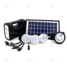 Portable Solar LED Mini Lighting Kit System with USB Port and More. Collections allowed.