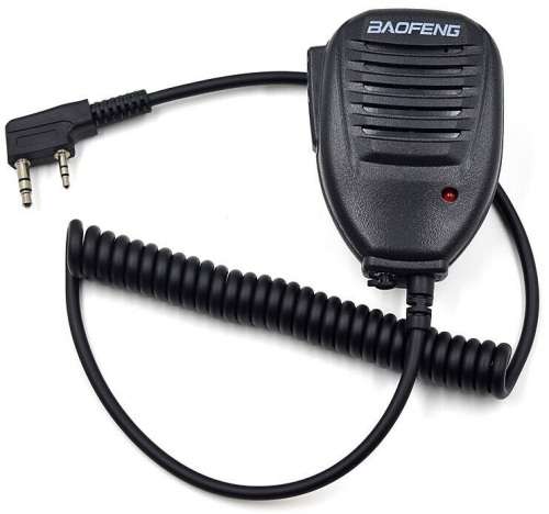 Hand Held Clip-On Shoulder Speaker Mic Microphone PTT for Walkie Talkies. Collections Are Allowed.
