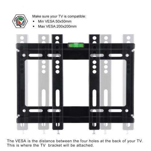 TV Wall Mount Bracket, Flat Panel TV Wall Bracket 14` ~ 42` inches. Collections are allowed.