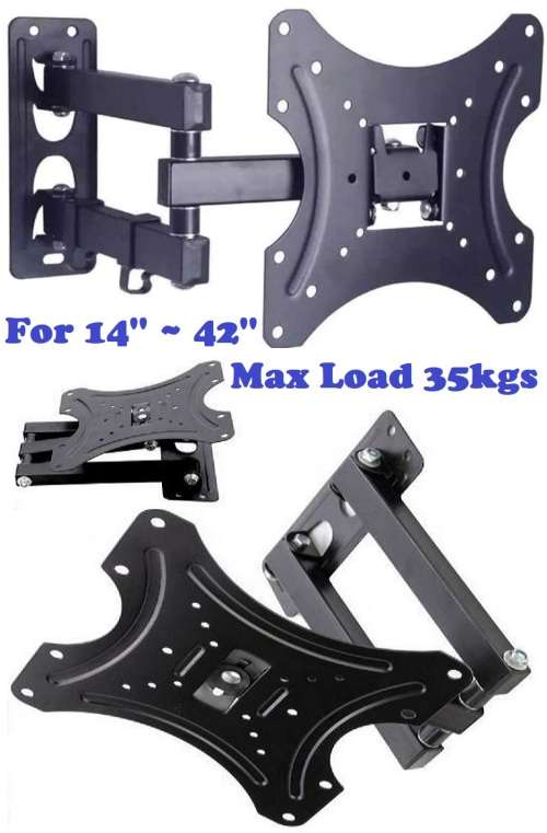 TV Wall Mount Bracket, Full Motion Cantilever Wall Mount Bracket 14``~42``. Collections are allowed.