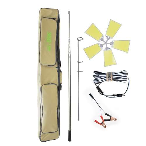 Outdoor LED Multifunction Light, Telescopic Rod ideal for Camping, Fishing. Collections are allowed.