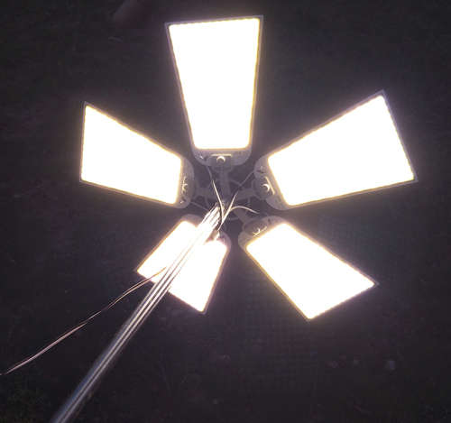 Outdoor LED Multifunction Light, Telescopic Rod ideal for Camping, Fishing. Collections are allowed.
