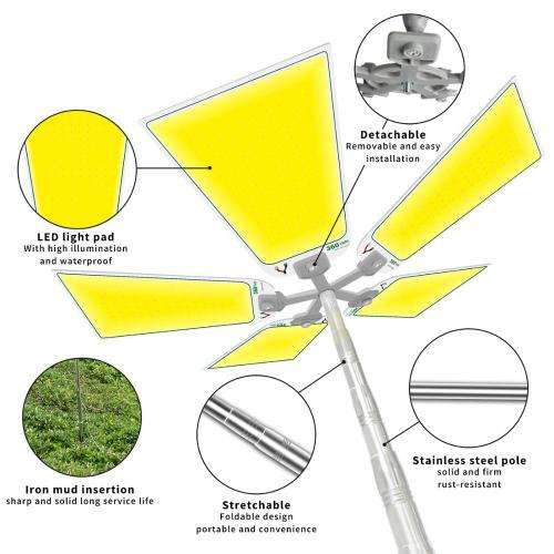 Outdoor LED Multifunction Light, Telescopic Rod ideal for Camping, Fishing. Collections are allowed.