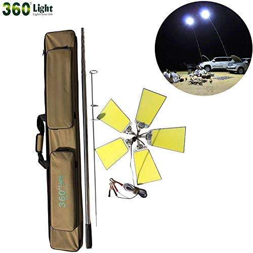 Outdoor LED Multifunction Light, Telescopic Rod ideal for Camping, Fishing. Collections are allowed.