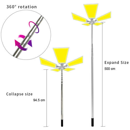 Outdoor LED Multifunction Light, Telescopic Rod ideal for Camping, Fishing. Collections are allowed.