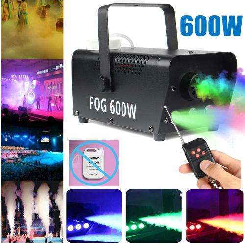 LED Smoke Fog Machine Heavy Duty Compact & High Capacity with RGB LEDs. Collections are allowed.
