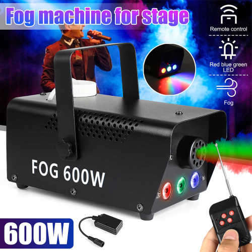 LED Smoke Fog Machine Heavy Duty Compact & High Capacity with RGB LEDs. Collections are allowed.