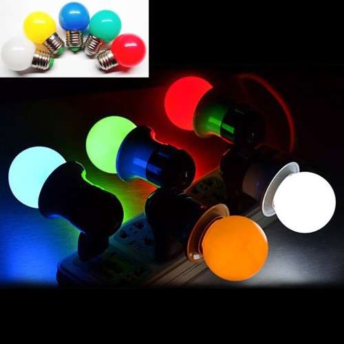 Decorative LED G45 Light Bulbs Colourful Mini LED Light Bulbs E27 220V. Collections are allowed.