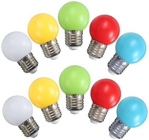 Decorative LED G45 Light Bulbs Colourful Mini LED Light Bulbs E27 220V. Collections are allowed.